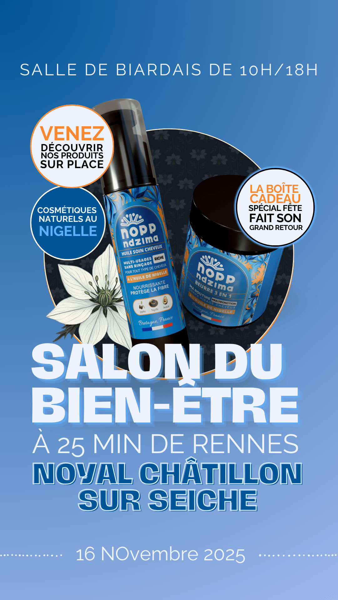 Salon de l’Utile à l’Agréable – Noyal-Châtillon-sur-Seiche, artisans et bien-être