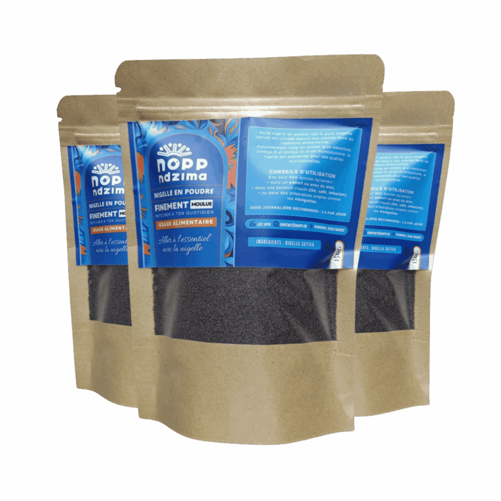 Nigelle en poudre Nopp Ndzima – usage alimentaire